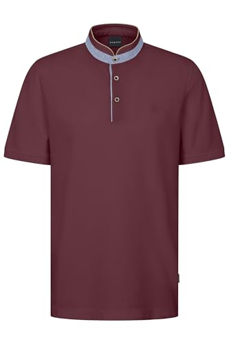 bugatti Herren Poloshirt Stehkragen Basic Kurzarm Modern Fit von bugatti