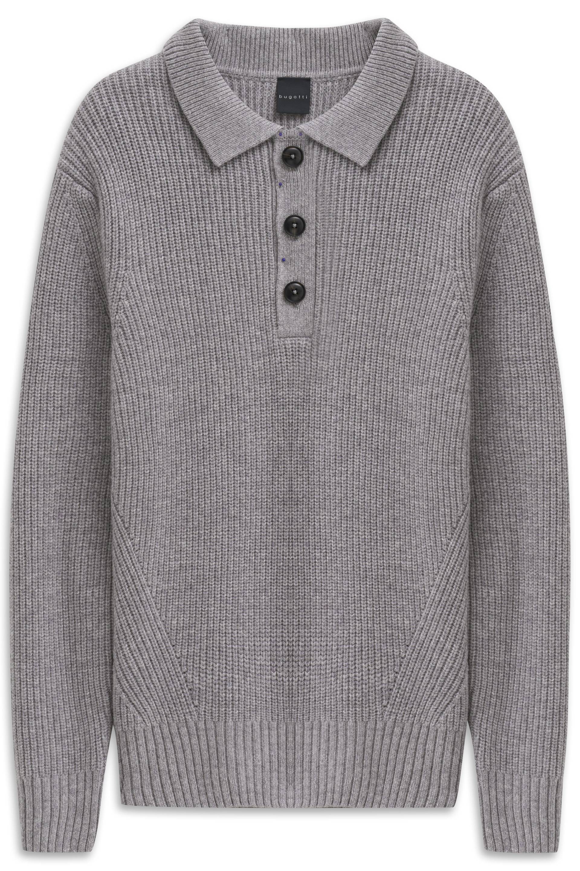 bugatti - Herren Pullover 1/1 Arm dunkelgrau - Gr. - XL von bugatti