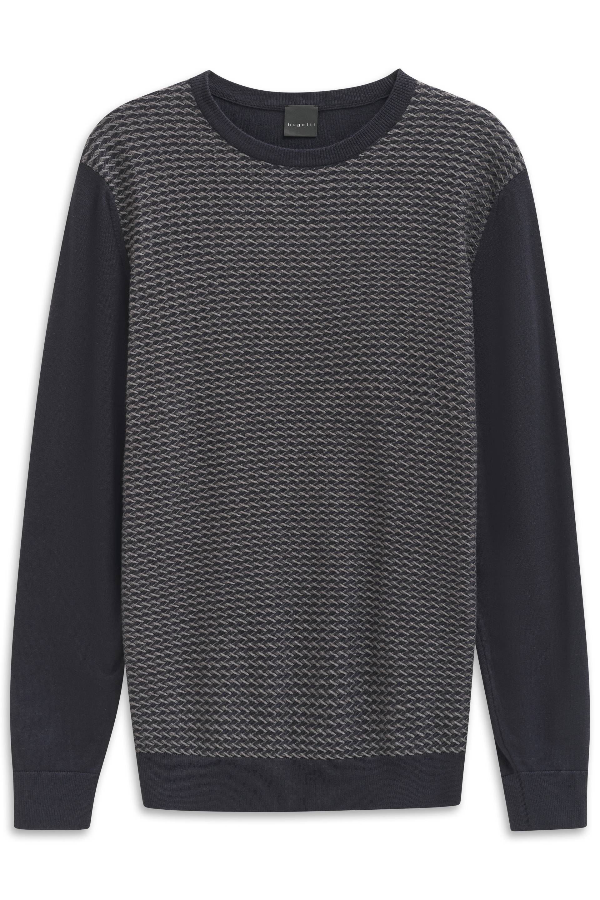 bugatti - Herren Pullover 1/1 Arm dunkelgrau - Gr. - XXL von bugatti