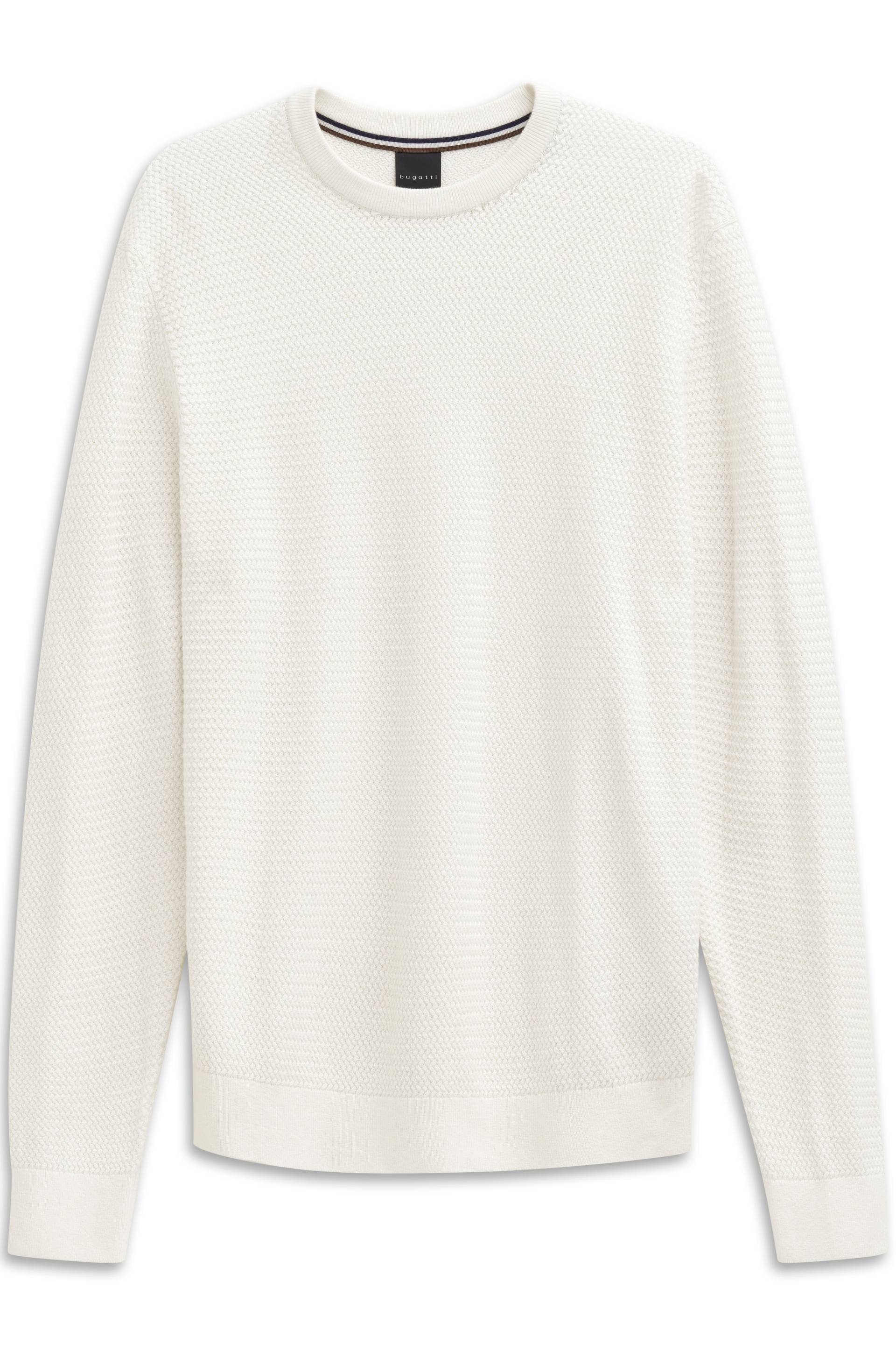 bugatti - Herren Pullover 1/1 Arm ecru - Gr. - L von bugatti