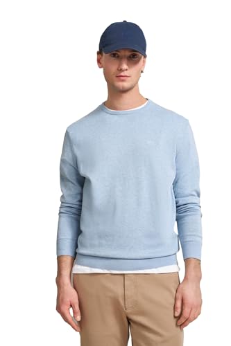 bugatti Herren Pullover Regular Fit O-Neck Premium Cotton Basic Baumwolle Rundhals bugatti Herren Pullover Regular Fit O-Neck Premium Cotton Basic Baumwolle Rundhals von bugatti