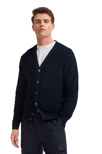 bugatti Herren Pullover Strickjacke Cardigan V-Neck Regular Fit von bugatti