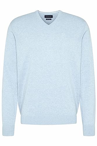 bugatti Herren 7300-95510 Pullover V-Ausschnitt, Hellblau-320, 3XL EU von bugatti