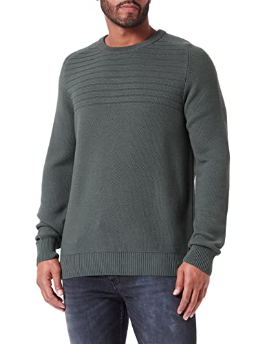 bugatti Herren Pullover mit Rundhals-Ausschnitt in Regular Fit bugatti Herren Pullover mit Rundhals-Ausschnitt in Regular Fit von bugatti