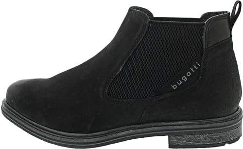 bugatti Herren Ruggiero Comfort Evo Chelsea-Stiefel, Black, 42 EU von bugatti