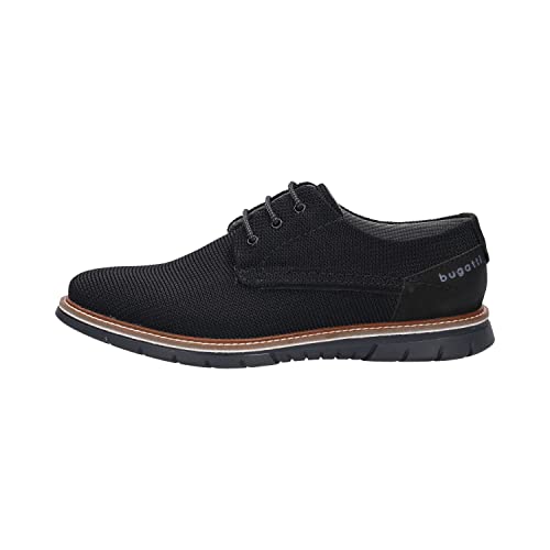 bugatti Herren Sammy Comfort Sneaker, schwarz, 41 EU Weit von bugatti