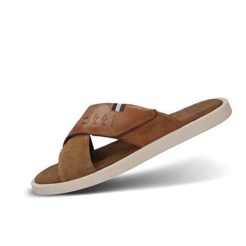 bugatti-Herren-Sandale-321-ART80,cognac/cognac,40 von bugatti