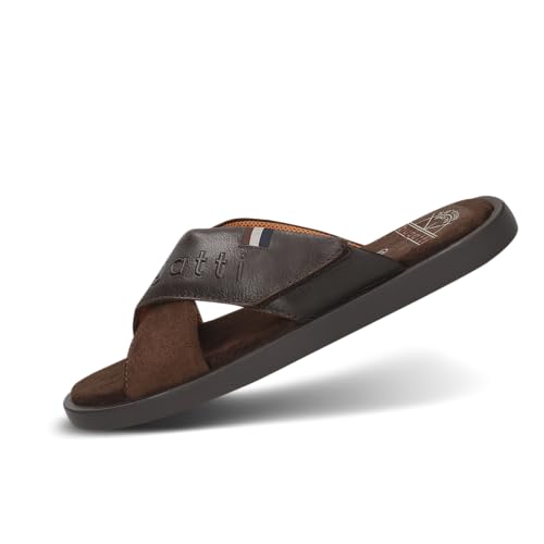 bugatti-Herren-Sandale-321-ART80,dark brown/dark brown,41 von bugatti