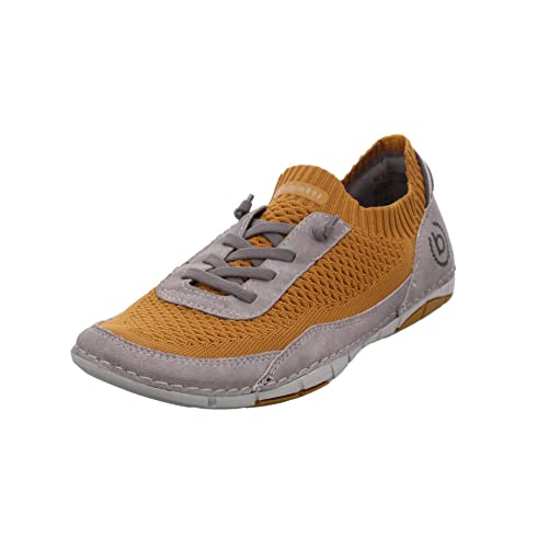 bugatti Herren Sandstone Sneaker, Yellow/Grey, 42 EU von bugatti