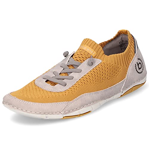 bugatti Herren Sandstone Sneaker, Yellow/Grey, 43 EU von bugatti