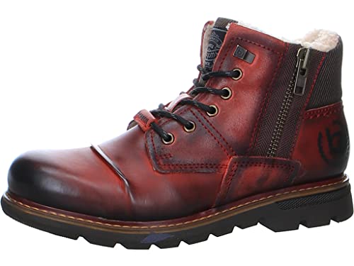 bugatti Herren Scarus Mode-Stiefel, Dark red, 42 EU von bugatti