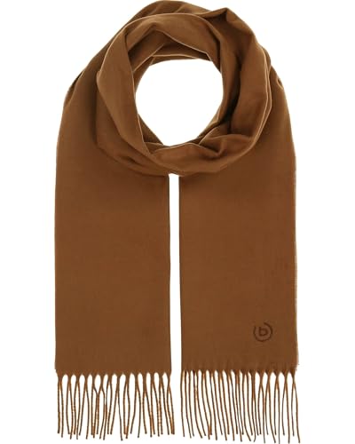 bugatti Herren Schal einfarbig - 30 x 180 cm - weicher Winterschal für kalte Tage von bugatti