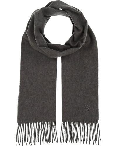 bugatti Herren Schal einfarbig - 30 x 180 cm - weicher Winterschal für kalte Tage von bugatti