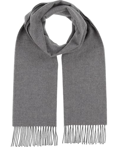 bugatti Herren Schal einfarbig - 33 x 180 cm - Winterschal aus 100% Wolle von bugatti