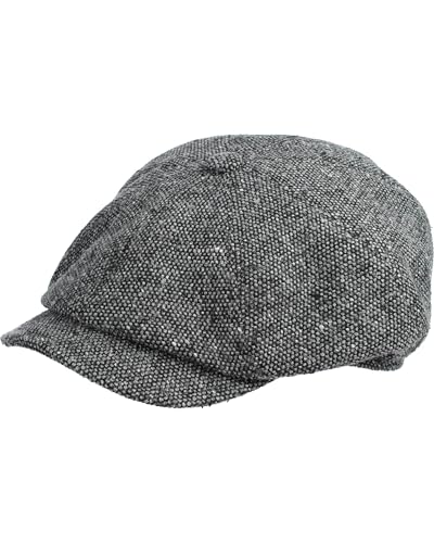 bugatti Herren Schirmmütze mit britischem Flair - Schiebermütze in Wollmischung - Größe 55-62 von bugatti