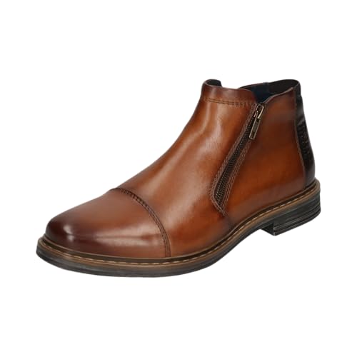 bugatti Herren Schlupfstiefel, Männer Stiefel Kaltfutter,Flacher Absatz,kaltgefüttert,Boots,Winterstiefel,Cognac/Dark Brown (6361),44 EU/EU UK von bugatti