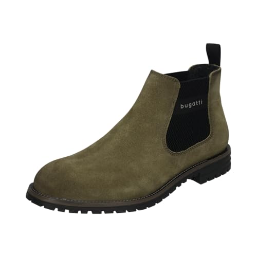 bugatti Herren Schlupfstiefel, Männer Stiefel Kaltfutter,Flacher Absatz,kaltgefüttert,Boots,Winterstiefel,Dark Green (7100),44 EU/EU UK von bugatti