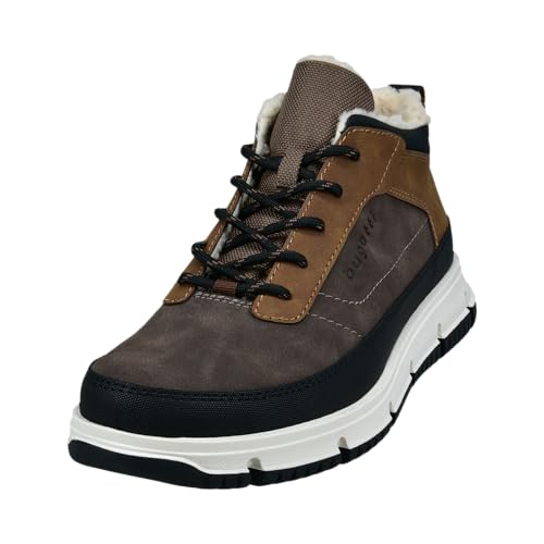 bugatti Herren Schlupfstiefel, Männer Stiefel Kaltfutter,Flacher Absatz,kaltgefüttert,Boots,Winterstiefel,Multicolour (8100),41 EU/EU UK von bugatti