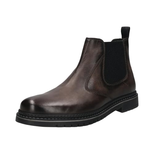 bugatti Herren Schlupfstiefel, Männer Stiefel Kaltfutter,Flacher Absatz,kaltgefüttert,Boots,Winterstiefel,Winterschuhe,Dark Grey (1100),45 EU/EU UK von bugatti