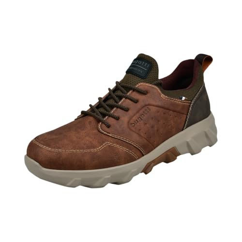 bugatti Herren Schlupfstiefel, Männer Stiefel Kaltfutter,Schlupfschuhe,schluepfschuhe,Loafer,Flacher Absatz,Slides,Cognac/Brown (6360),41 EU/EU UK von bugatti