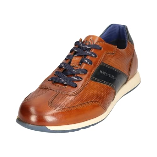 Bugatti Herren Schnürstiefel, Männer Stiefel Kaltfutter,Chukka Boots,schnürung,Boots,Winterstiefel,Winterschuhe,Cognac (6300),45 EU/EU UK von Bugatti