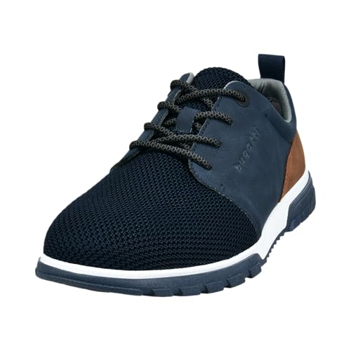 bugatti Herren Schnürstiefel, Männer Stiefel Kaltfutter,Chukka Boots,schnürung,Boots,Winterstiefel,Winterschuhe,Dark Blue (4100),40 EU/EU UK von bugatti