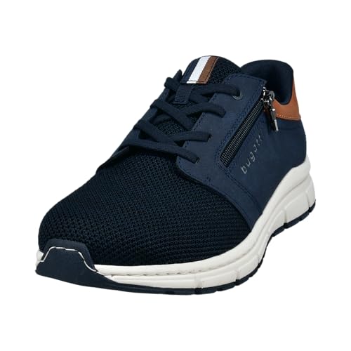 bugatti Herren Schnürstiefel, Männer Stiefel Kaltfutter,Chukka Boots,schnürung,Boots,Winterstiefel,Winterschuhe,Dark Blue (4100),43 EU/EU UK von bugatti