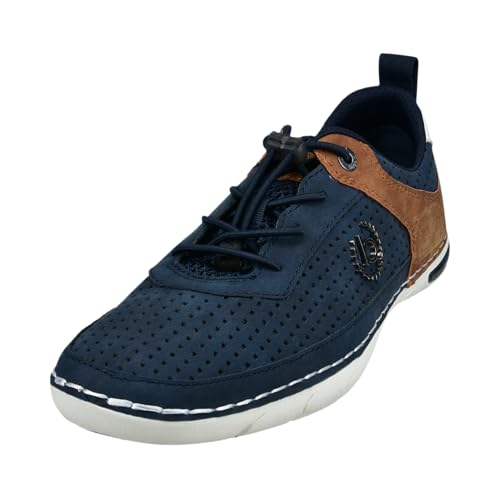 Bugatti Herren Schnürstiefel, Männer Stiefel Kaltfutter,Chukka Boots,schnürung,Boots,Winterstiefel,Winterschuhe,Dark Blue (4100),45 EU/EU UK von Bugatti