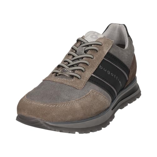 Bugatti Herren Schnürstiefel, Männer Stiefel Kaltfutter,Chukka Boots,schnürung,Boots,Winterstiefel,Winterschuhe,Dark Grey/Taupe (1114),40 EU/EU UK von Bugatti