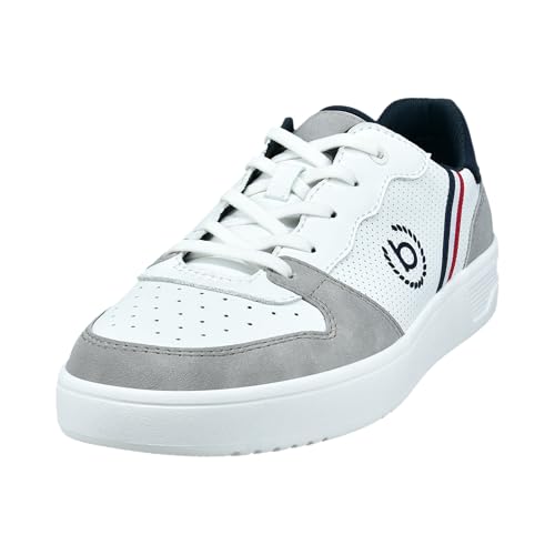 bugatti Herren Schnürstiefel, Männer Stiefel Kaltfutter,Chukka Boots,schnürung,Boots,Winterstiefel,Winterschuhe,White/Light Grey (2012),44 EU/EU UK von bugatti
