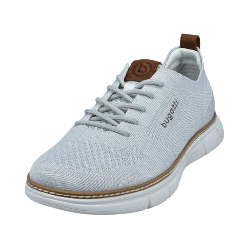 Bugatti Herren Schnürstiefel, Männer Stiefel Kaltfutter,Chukka Boots,schnürung,Boots,Winterstiefel,Winterschuhe,White (2000),40 EU/EU UK von Bugatti