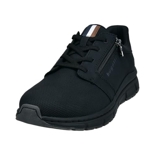 bugatti Herren Schnürstiefel, Männer Stiefel Kaltfutter,Chukka Boots,schnürung,Boots,Winterstiefel,Winterschuhe,schwarz (1000),40 EU/EU UK von bugatti