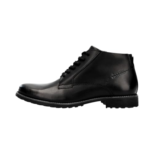bugatti Herren Schnürstiefel, Männer Stiefel Kaltfutter,Chukka Boots,schnürung,Boots,Winterstiefel,Winterschuhe,schwarz (1000),43 EU / 8.5 UK von bugatti