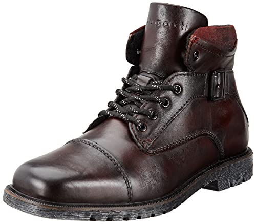 bugatti Herren Sisto Mode-Stiefel, Dark red, 40 EU von bugatti