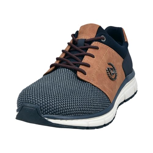 bugatti-Herren-Slipper-332-AOS61,Dark Blue/Cognac,41 von bugatti