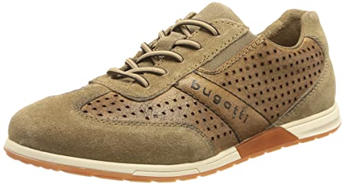 bugatti Herren Stowe Sneaker, Taupe/Taupe, 42 EU von bugatti