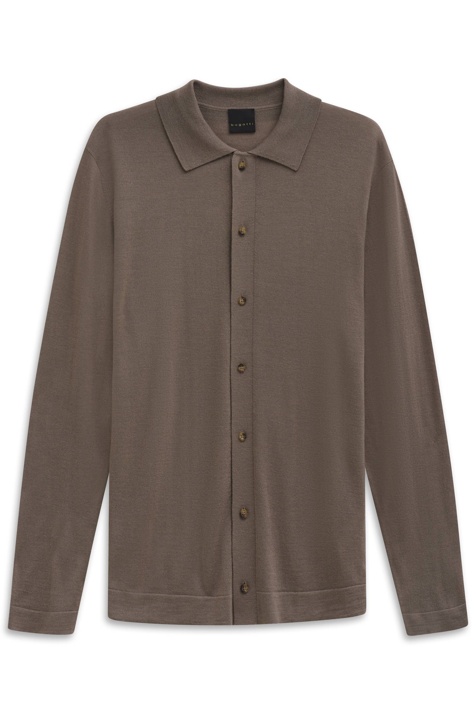 bugatti - Herren Strickjacke braun - Gr. - S von bugatti