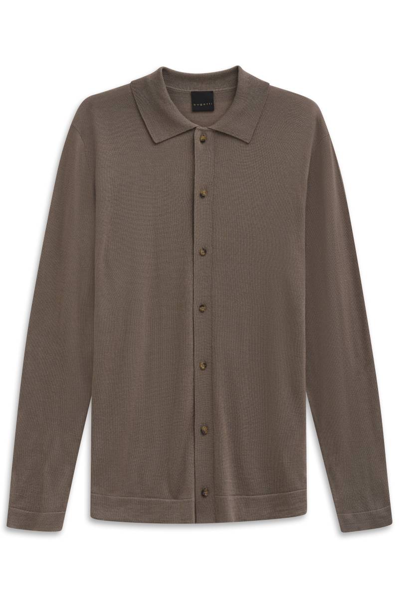 bugatti - Herren Strickjacke braun - Gr. - S von bugatti