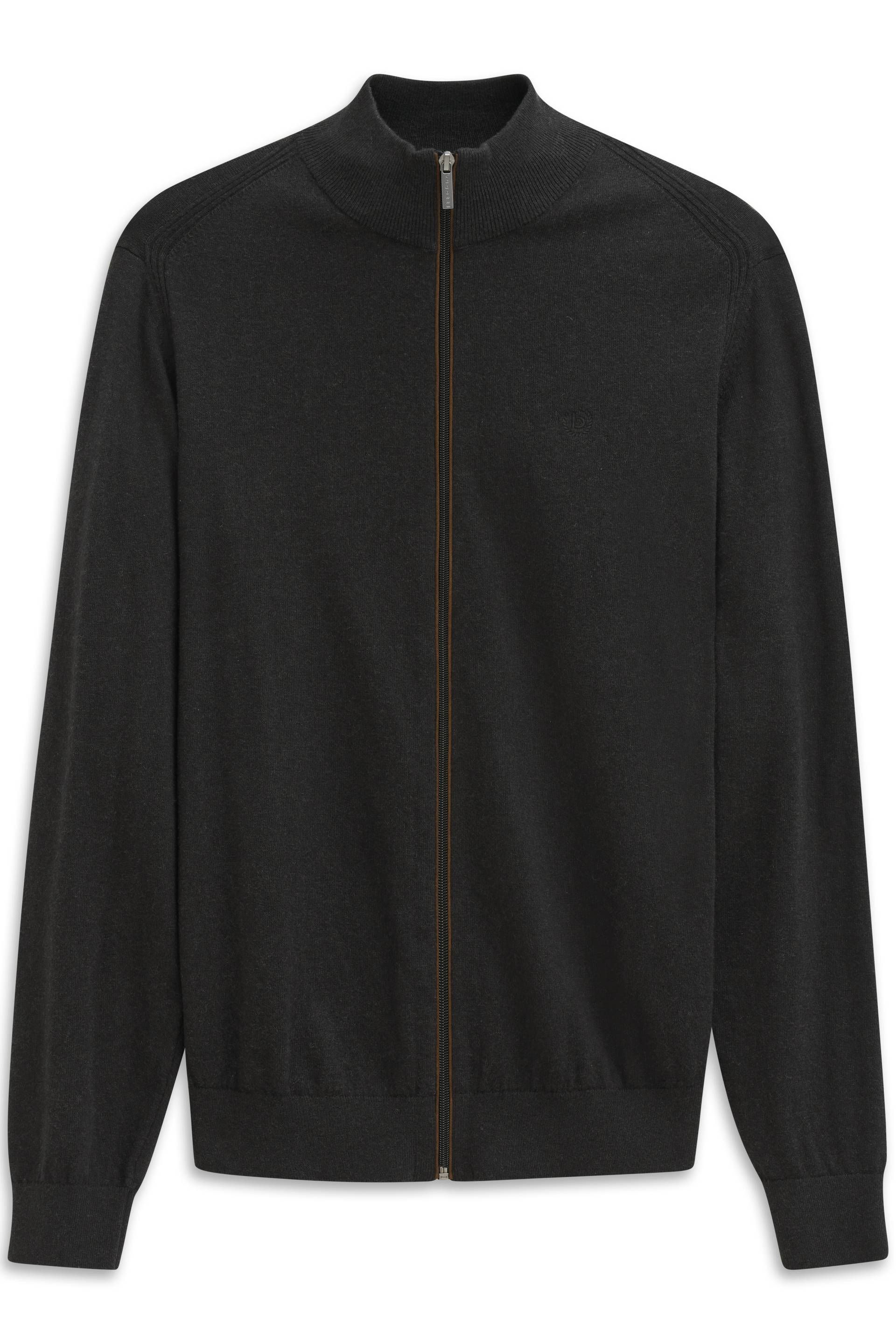 bugatti - Herren Strickjacke dunkelgrau - Gr. - XXL von bugatti