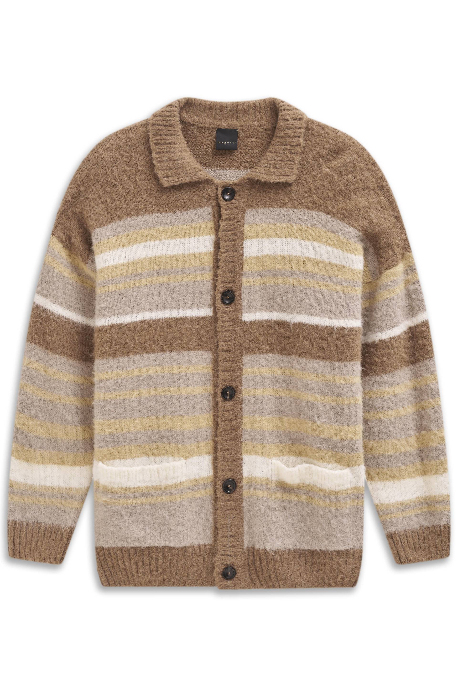 bugatti - Herren Strickjacke ecru - Gr. - XL von bugatti