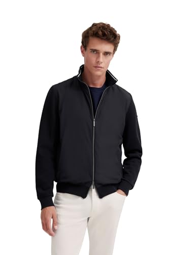 bugatti Herren Sweatshirt Sweatjacke Reißverschluss Stehkragen Langarm von bugatti