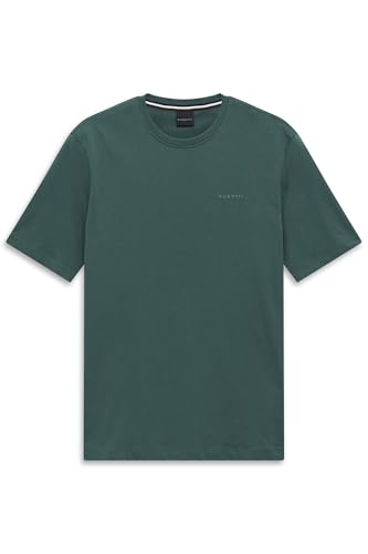 bugatti Herren T-Shirt Modern Fit aus Baumwolle mit Rundhals von bugatti