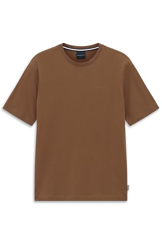 bugatti Herren T-Shirt Modern Fit aus Baumwolle mit Rundhals von bugatti