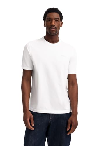 bugatti Herren T-Shirt Rundhals Basic Kurzarm Modern Fit von bugatti