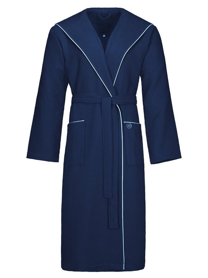 bugatti Herrenbademantel Herren Bademantel mit Kapuze Tizian, Baumwolle, hohe Markenqualität von bugatti