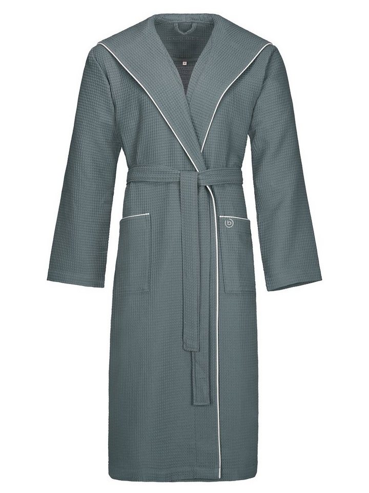 bugatti Herrenbademantel Herren Bademantel mit Kapuze Tizian, Baumwolle, hohe Markenqualität von bugatti