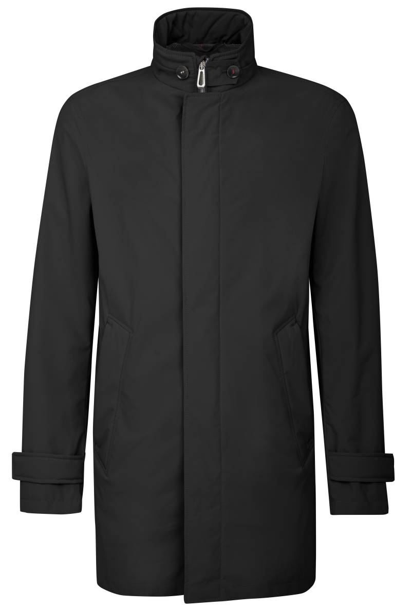 bugatti - Herrenmantel Popeline schwarz - Gr. - 27 von bugatti