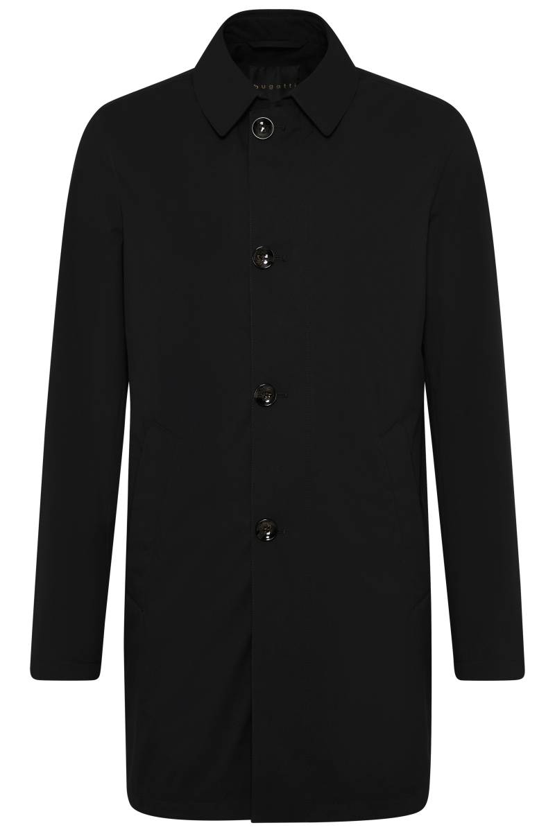 bugatti - Herrenmantel Popeline schwarz - Gr. - 27 von bugatti
