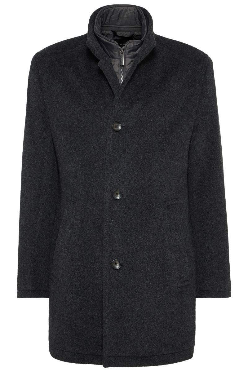 bugatti - Herrenmantel Wolle dunkelgrau - Gr. - 29 von bugatti