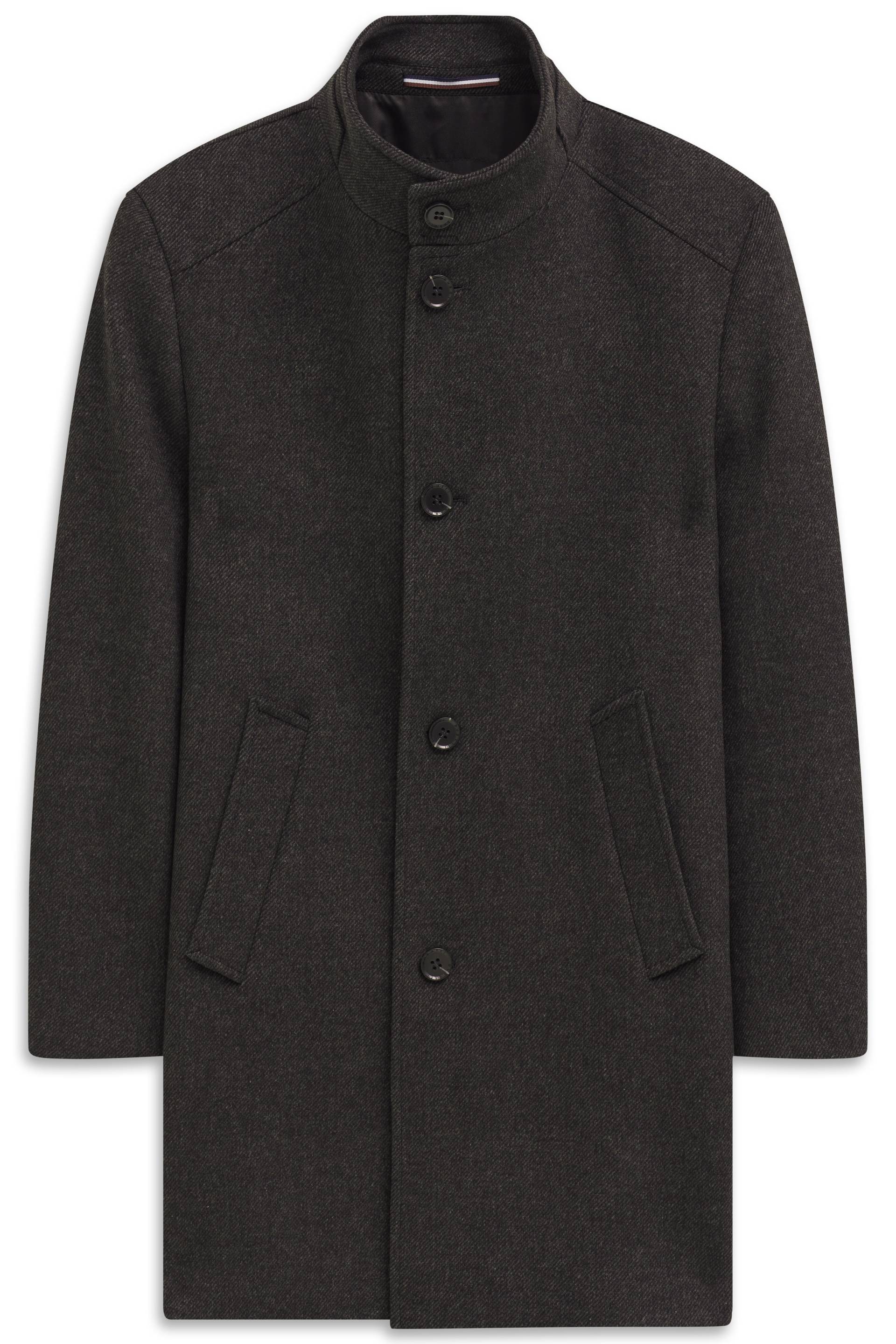 bugatti - Herrenmantel Wolle dunkelgrau - Gr. - 30 von bugatti